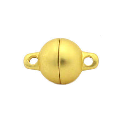 13 X 8 MM GOLD MAGNETIC CLASP - 3 PC