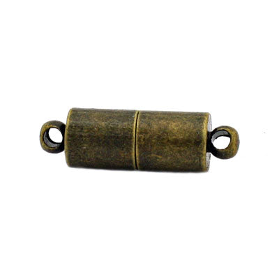 20 X 6 MM ANTIQUE MAGNETIC CLASP  - 2 PC