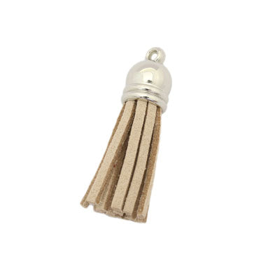 TASSEL 40 MM BEIGE - 8 PCS