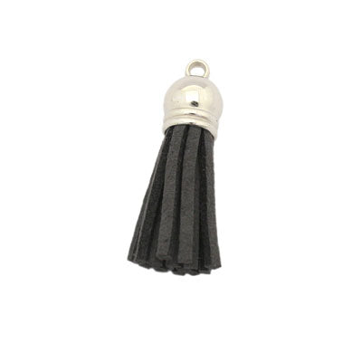 TASSEL 40 MM DARK GREY - 8 PCS