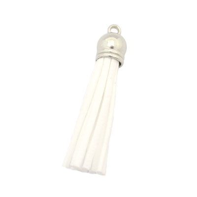 TASSEL 50 MM WHITE - 8 PCS
