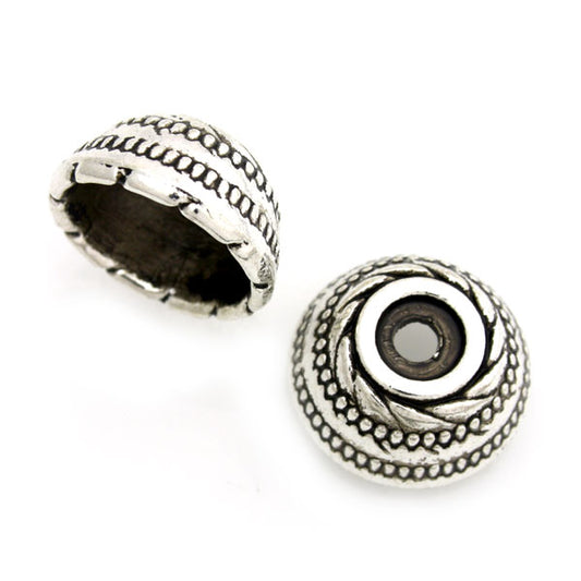 16 X 8 MM SILVER - 10 PCS