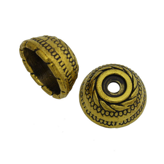 16 X 8 MM GOLD - 10 PCS