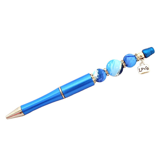 BEADABLE PEN PACK - BLUE