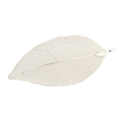 LEAF PENDANT / CHARM APPROX 80 MM SILVER - 1 PC