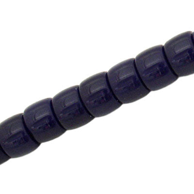 8 X 6 MM RONDELLE GLASS BEADS NAVY - 70 PCS