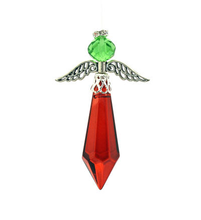 ANGEL TREE DECORATION KIT - RED / GREEN