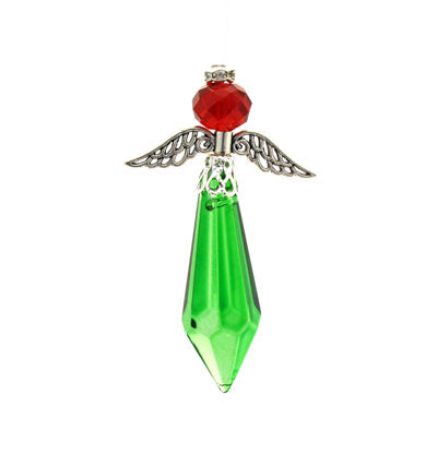 ANGEL TREE DECORATION KIT - GREEN /RED