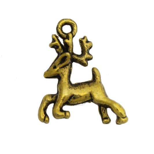 REINDEER 20 MM GOLD - 8 PCS