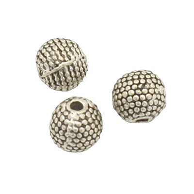 7 MM SILVER BEADS - 12 PCS