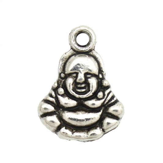 BUDDHA 14 MM SILVER - 19 PCS