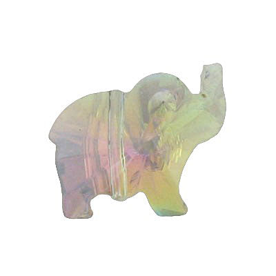 15 MM ELEPHANT CRYSTAL BEAD RAINBOW - 1 PC