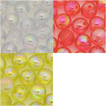 12 MM ROUND RAINBOW BEADS - 20 PCS