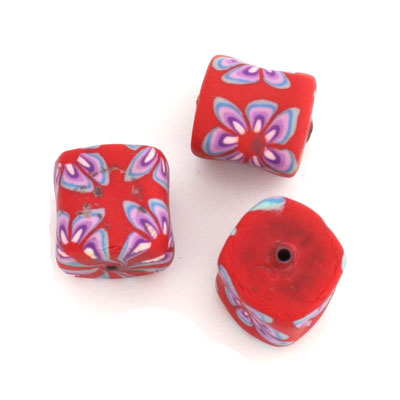 12 MM POLYMER CLAY BEADS - 16 PCS
