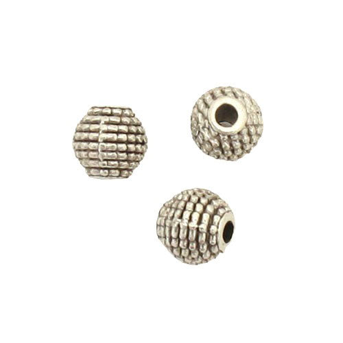 5.5 MM SILVER BEADS - 20 PCS