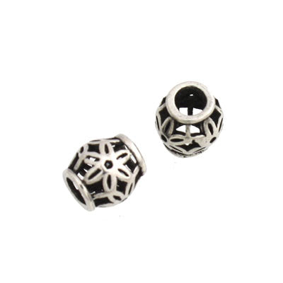 6 mm Sterling Silver Bead - 1 pc