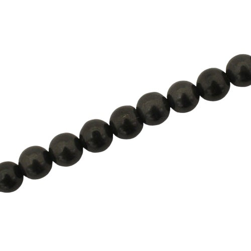 SHUNGITE BLACK 6MM - 61 PCS