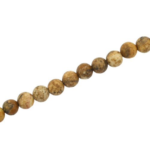 PICTURE JASPER 4 MM ROUND - APPROX 85 PCS