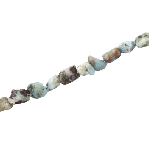 LARIMAR APPROX 8 MM CHIP BEADS - APPROX 65 PCS