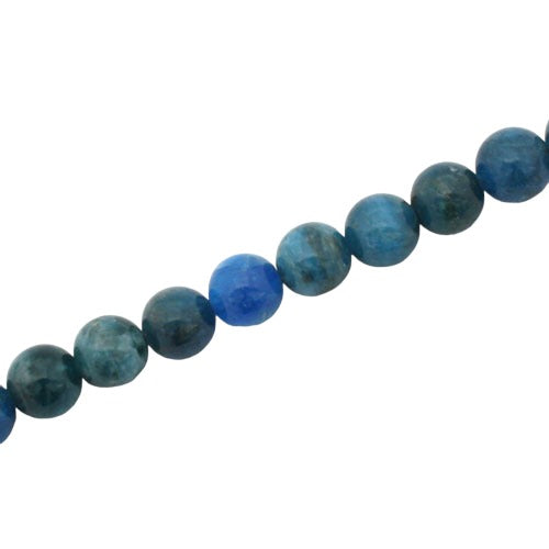 APATITE 8 MM ROUND BEADS - APPROX 53 PCS