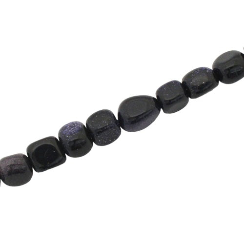 BLUE SANDSTONE APPROX 7 MM BEADS - APPROX 54 PCS