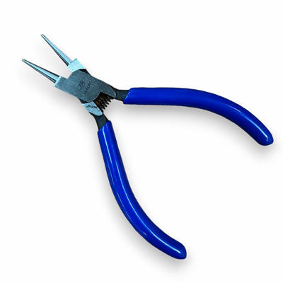 ROUND NOSE PLIERS BLUE HANDLE
