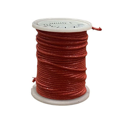 1 MM WAXED CORD RED - 3 M