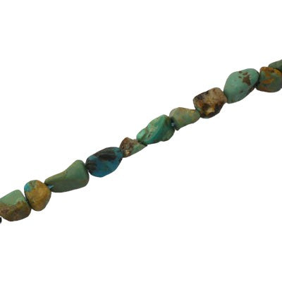 TURQUISE IRREGULAR 6 - 12 MM - 40 CM STRAND