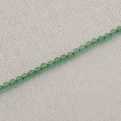 AVENTURINE 2.5 MM ROUND BEADS  - APPROX 175 PCS