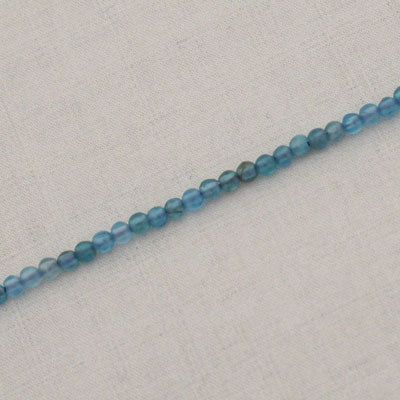 APATITE 2 MM ROUND BEADS  - APPROX 220 PCS