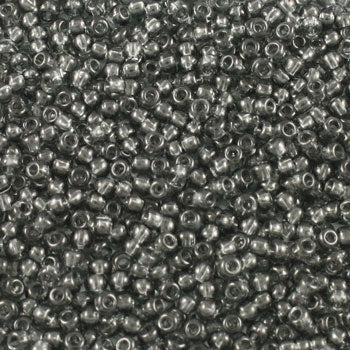 #11/0 ROCAILLES  - APPROX 40G -  BLACK DIAMOND