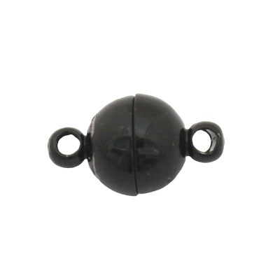 14 X 8 MM MAGNETIC CLASP BLACK - 3 PC