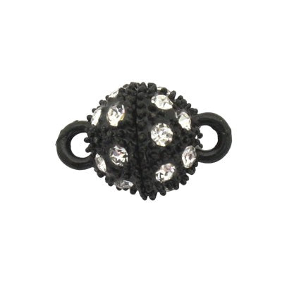 15 X 10 MM MAGNETIC CLASP BLACK - 1 PC