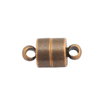 12 X 6 MM MAGNETIC CLASP COPPER - 4 PC