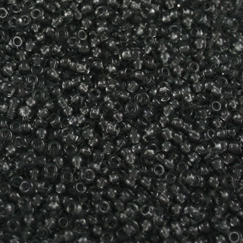 #9/0 ROCAILLES  - APPROX 40G - BLACK DIAMOND