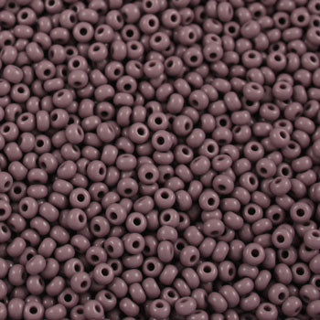 #9/0 ROCAILLES  - APPROX 40G - OPAQUE PURPLE