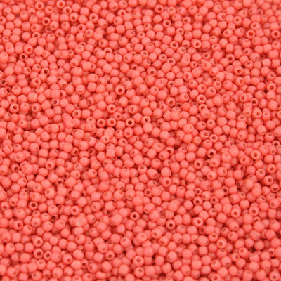 #11/0 SEED BEADS - 40G - OPAQUE SALMON