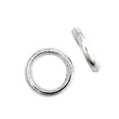 8 MM SILVER RING - 65 PCS