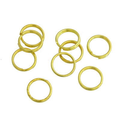 GOLD SPLIT RINGS - 10 GRAMS