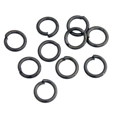 BLACK JUMP RINGS - 10 GRAMS