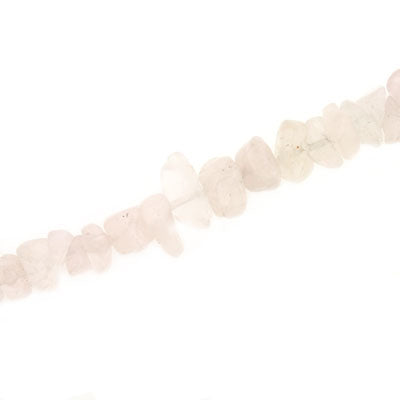 ROSE QUARTZ CHIP SML - 90 CM STRAND