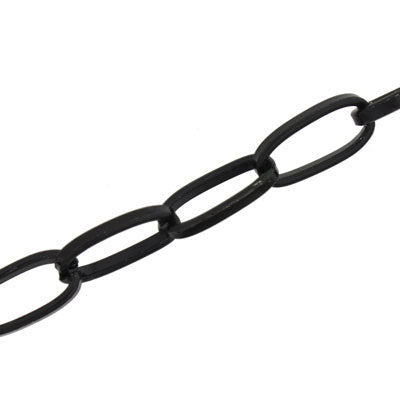 16x8mm black chain 1m