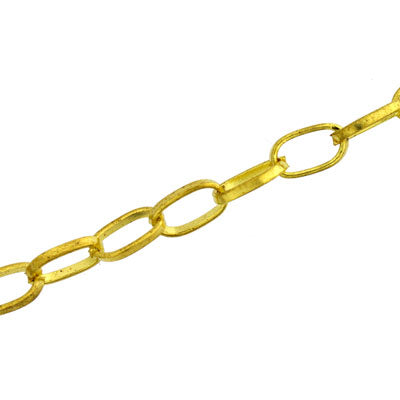 9 X 6 MM CHAIN GOLD - 1 M