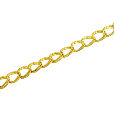 5x6mm gold chain 1m