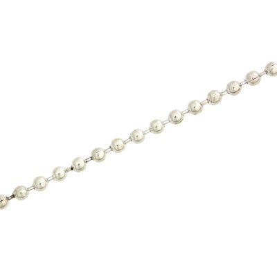 3 MM BALL CHAIN SILVER - 1 M