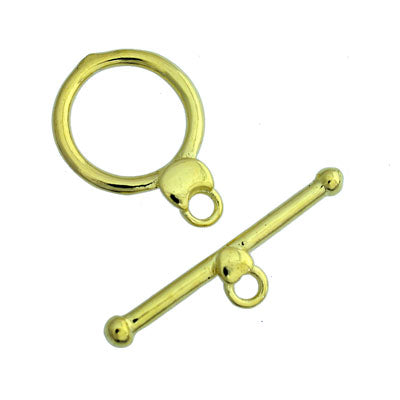 16 mm Gold Toggle - 4 sets