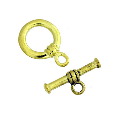 12 mm Gold Toggle - 4 sets