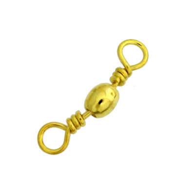 18 x 4 mm Gold Swivels - 60 pcs