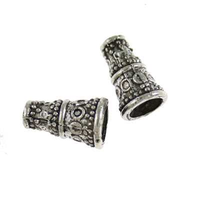 10 X 6 MM SILVER - 12 PCS