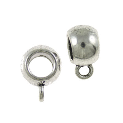 10 X 7 MM BAIL SILVER - 20 PCS